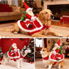 Disfraz Navideño "Santa Rider" para Perros y Gatos